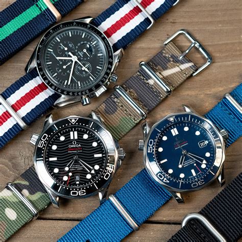 omega nato watch straps|authentic watches omega straps.